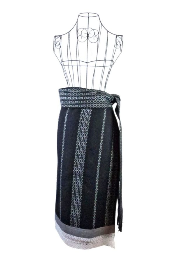 Catrinta traditionala CPC negru/gri one size
