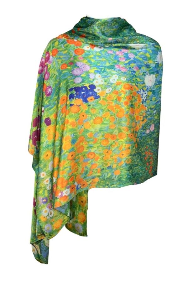 Fular casmir dama, 2,16 verde