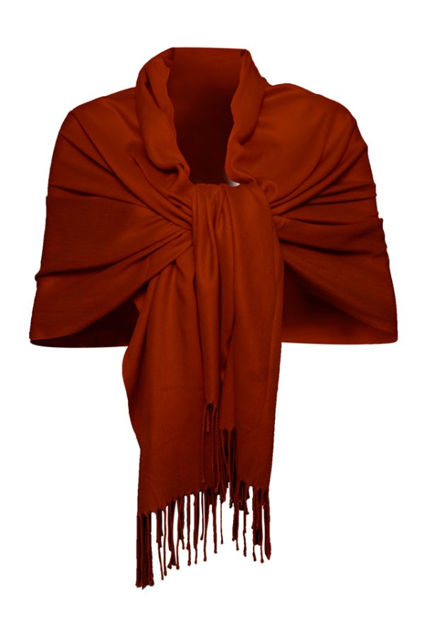 Esarfa casmir, dama, rosu bordeaux