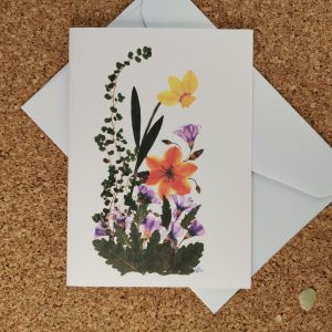 Felicitare cu flori in Print