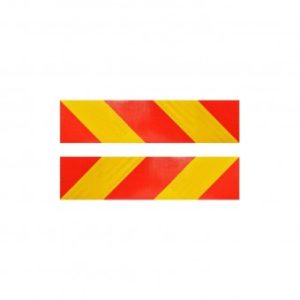 Abtibild reflectorizant galben+rosu set 2 bucati