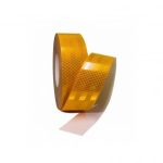 Banda 3M galbena reflectorizanta fagure 5.5cm latime 45 m lungime