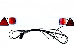 Bara remorca cu lampa SMD 12v Cablaj inclus &reg ALM