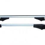 Bare portbagaj transversale din aluminiu cu cheie pentru bare integrate 120cm