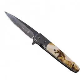 Briceag Deschidere Manuala din Otel Sistem Prindere Curea-Model Cal, 20 cm