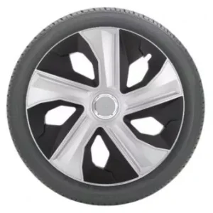 Capace roti 14 LUNA II cu inel cromat Set 4 buc