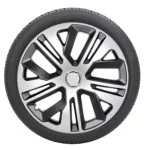 Capace roti 14 RAVEN II cu inel cromat Set 4 buc