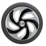 Capace roti 14 REX II cu inel cromat Set 4 buc