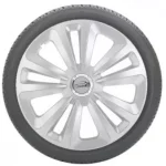 Capace roti 15 TERRA cu inel cromat Set 4 buc