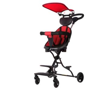 Carucior sport pliabil, Copii 6-36 luni, Protectie UV detasabila, Rosu