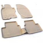 Covoare cauciuc stil tavita BEJ VW GOLF 6 2008 - 2013