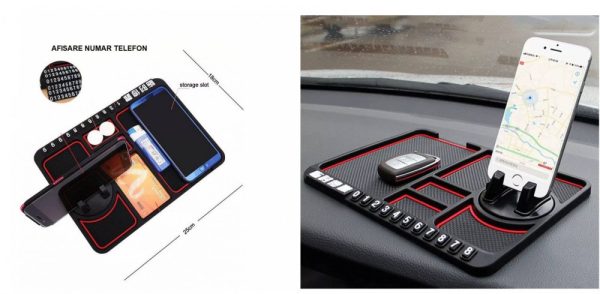 Covoras bord suport telefon diverse afisare numar antiderapant ® ALM