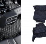 Covorase presuri 5D din piele Bmw seria 3 F30 2011-2017 Lux Tip Tavita dedicate Negru+Bej