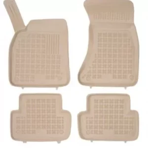 Covorase presuri cauciuc Premium stil tavita Audi A4 B8 2007-2015 Bej