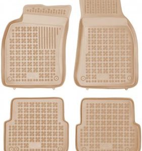 Covorase presuri cauciuc Premium stil tavita Audi A6 C6 2004-2011 Bej