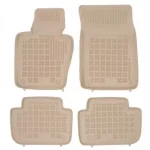 Covorase presuri cauciuc Premium stil tavita Bmw X3 E83 2003-2010 Bej