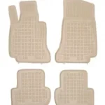Covorase presuri cauciuc Premium stil tavita Mercedes Clasa C W205 2014-2021 Bej