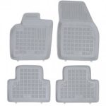 Covorase presuri cauciuc Premium stil tavita Volvo S40 II 2004-2012 Gri