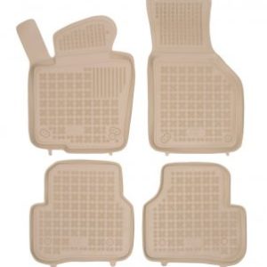 Covorase presuri cauciuc Premium stil tavita Vw Passat CC 2008-2017 Bej
