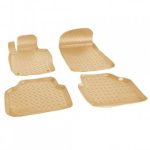 Covorase presuri cauciuc tip tavita Bej Bmw Seria 3 E46 1998-2006 / E90 / E91 1998-2012