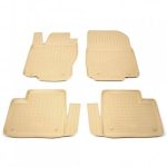 Covorase presuri cauciuc tip tavita Bej Mercedes GL X166 2012-2019 / GLE C292 / ML W166 2011-2019