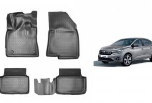 Covorase presuri cauciuc tip tavita Dacia Logan 3 2021-2024