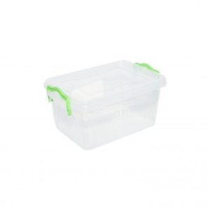Cutie depozitare 1.5litri cu capac transparenta 21x14x10