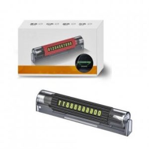 Dispozitv suport afisare numar de telefon gri litere verzi +cutter centura