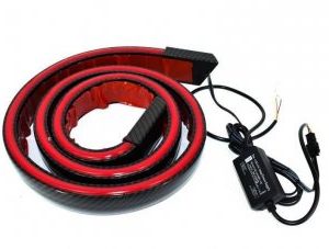 Eleron sport portbagaj luneta ALM carbon cu functie de pozitie si stop frana LED