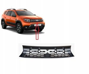 Grila masca bara fata calandru Logo nou Dacia Duster 2020+ Facelift
