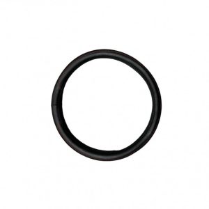 Husa volan imitatie piele neagra cusatura rosie marime M