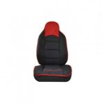 Huse scaune fata premium 1+1 textil+piele diferite culori Negru+Gri Rosu Albastru Bej