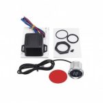 Kit buton pornire motor cu lumina albastra