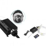 Kit complet fibra optica plafon instelat 760 fire 75mm RGB 12v IOS si Android &reg ALM