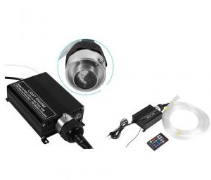 Kit complet fibra optica plafon instelat 760 fire 75mm RGB 12v IOS si Android ® ALM