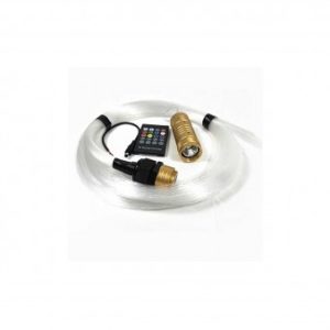 Kit fibra optica 12V plafon instelat interior LED RGB cu telecomanda 500 fire &reg ALM