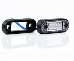 Lampa gabarit 12V-24V Slim LED montare bullbar culoare alba
