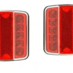 Lampa stop LED SMD patrata stanga si dreapta camion duba remorca tractor 10x9 5x3 5cm &reg ALM