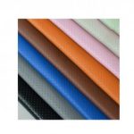 Material imitatie piele perforat Bej