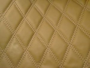 Material piele eco interior tapiterie auto romb Bej cusatura Bej