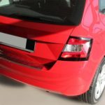 Ornament protectie bara din inox calitate premium Skoda Fabia 3 2014-2017