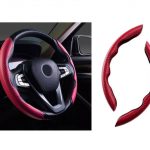 Ornament protectie tuning volan model carbon rosu ® ALM