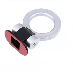 Ornament sport carlig remorcare argintiu