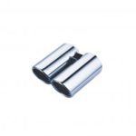 Ornament toba dublu inox compatibil BMW seria 3 E90 E91