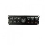 Panou 6 butoane tip rocket voltmetru USB 12V 24V