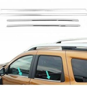 Perii ornamente chedere inox geamuri Dacia Duster 2018-2023
