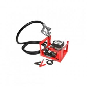 Pompa transfer motorina 12V cu contor si furtun cu piston tensiune 12V 40L/min