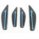 Protectie auto usa ALM negru cu albastru set 4 bucati