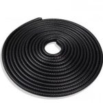 Rola ornament cheder protectie usa cu insertie metalica Negru &reg ALM