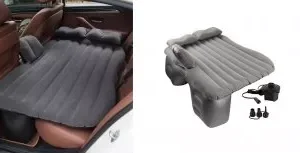 Saltea auto gonflabila bancheta masina 2 perne + pompa electrica &reg ALM